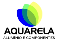 Logotipo da Aquarela Alumínio